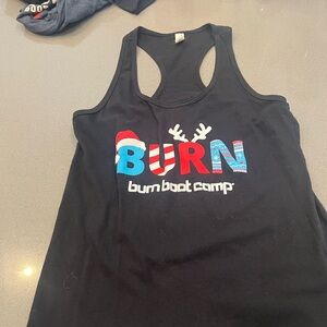Burn Boot Camp Black Tank Top